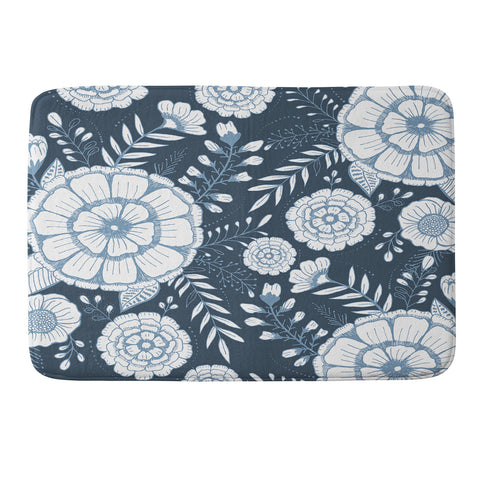 RosebudStudio Floral Things Memory Foam Bath Mat