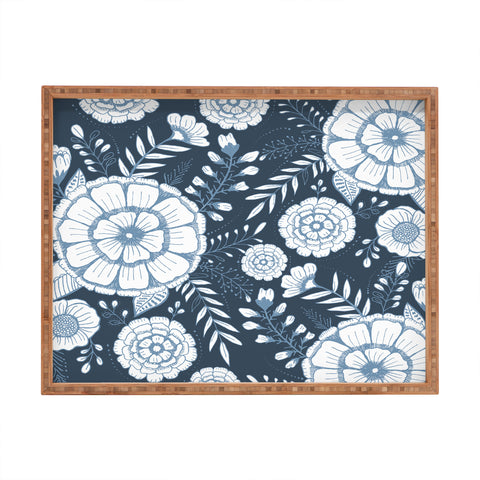 RosebudStudio Floral Things Rectangular Tray