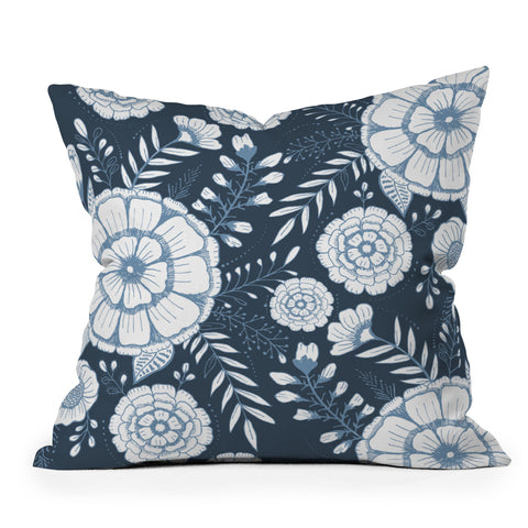 RosebudStudio Floral Things Throw Pillow