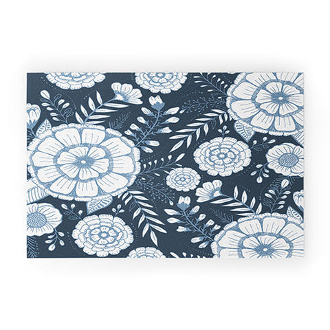 RosebudStudio Floral Things Welcome Mat