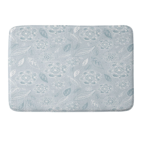 RosebudStudio Gray Dreams Memory Foam Bath Mat