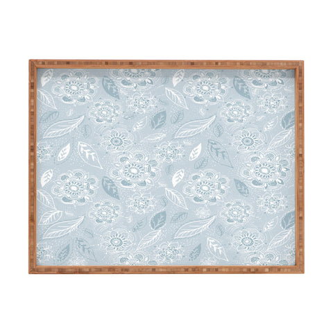RosebudStudio Gray Dreams Rectangular Tray