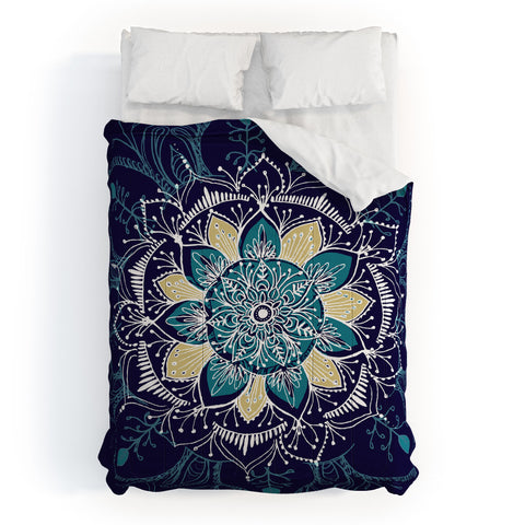 RosebudStudio Mandala Florals Comforter