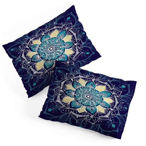 RosebudStudio Mandala Florals Pillow Shams