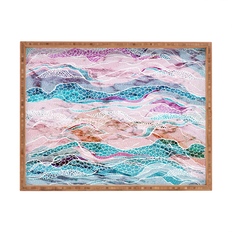 RosebudStudio Move Waves Rectangular Tray