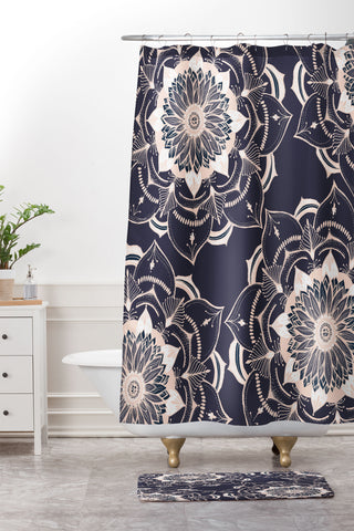 RosebudStudio Peaceful Home Shower Curtain And Mat