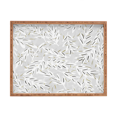 RosebudStudio Picking flowers for you Rectangular Tray