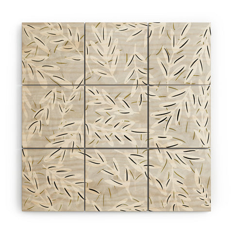 RosebudStudio Picking flowers for you Wood Wall Mural