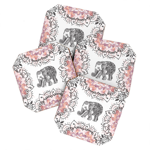 RosebudStudio Pretty Little Elephant Coaster Set