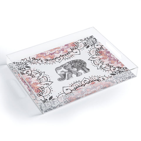 RosebudStudio Pretty Little Elephant Acrylic Tray