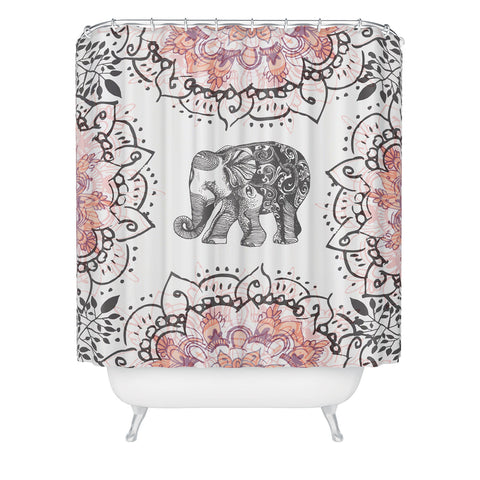 RosebudStudio Pretty Little Elephant Shower Curtain