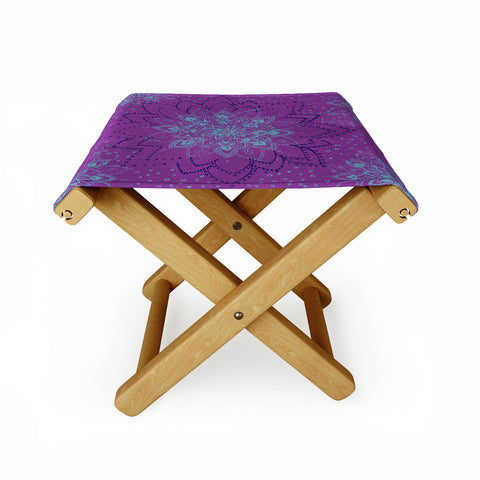 RosebudStudio Purple Dream Folding Stool