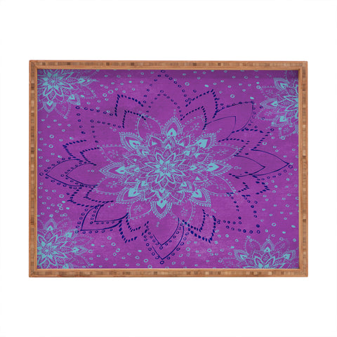 RosebudStudio Purple Dream Rectangular Tray