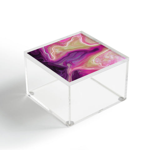 RosebudStudio Purple Marble Acrylic Box