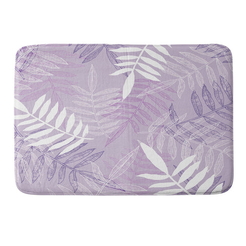 RosebudStudio Purple Vibes Memory Foam Bath Mat