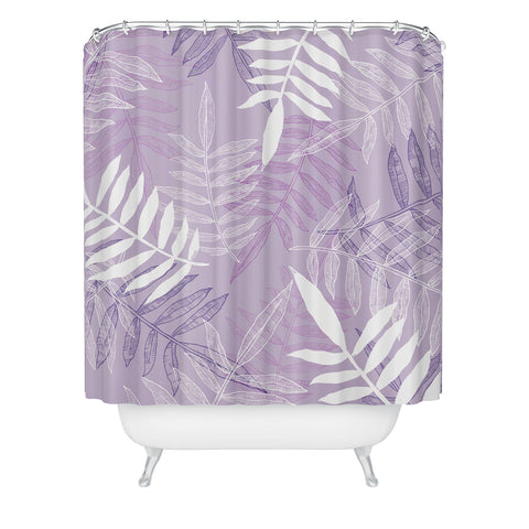 RosebudStudio Purple Vibes Shower Curtain