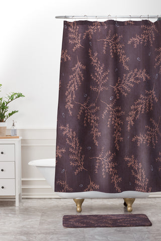 RosebudStudio Relax Shower Curtain And Mat