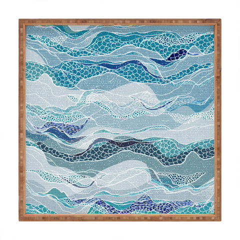 RosebudStudio Sail Away Together Square Tray