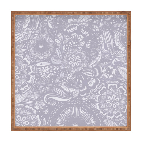 RosebudStudio She looks beautiful Square Tray