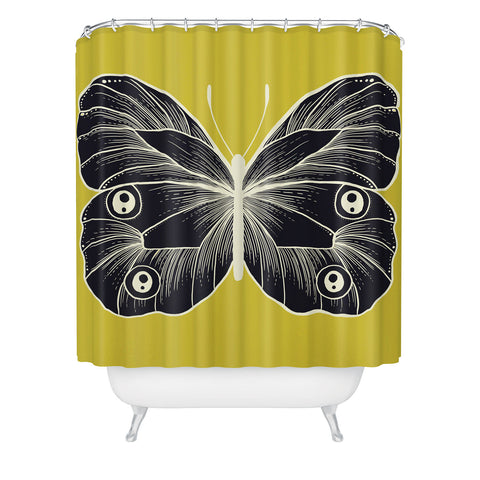 RosebudStudio She will fly Shower Curtain