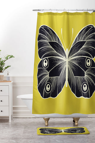 RosebudStudio She will fly Shower Curtain And Mat