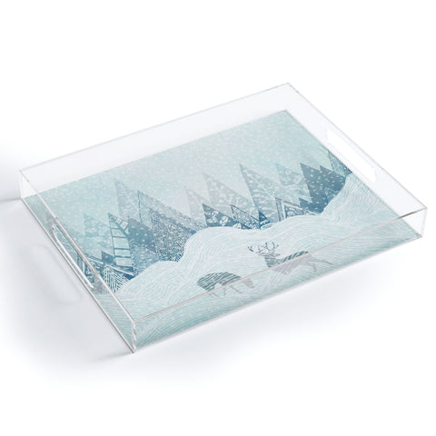RosebudStudio SnowGlobe Acrylic Tray