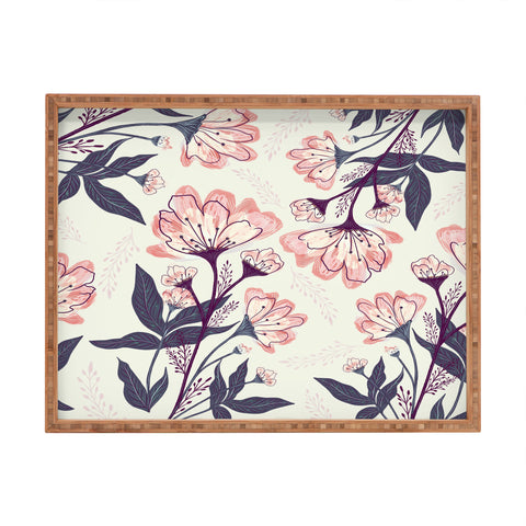 RosebudStudio Spring Harmony Rectangular Tray