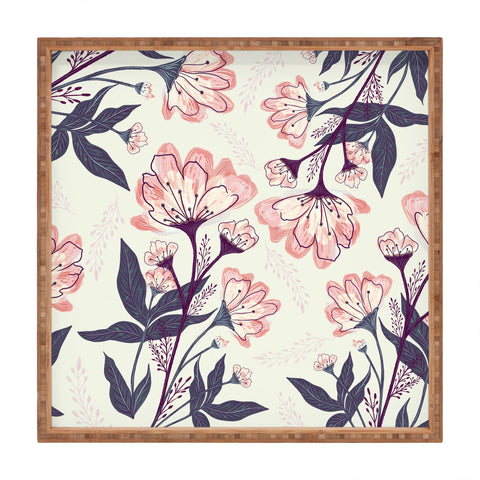 RosebudStudio Spring Harmony Square Tray