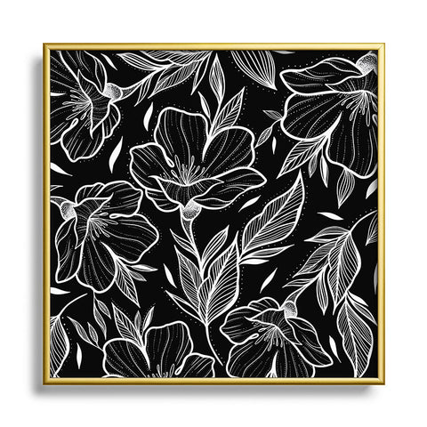 RosebudStudio Stillness Square Metal Framed Art Print