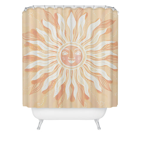 RosebudStudio Sunshine hippie girl Shower Curtain