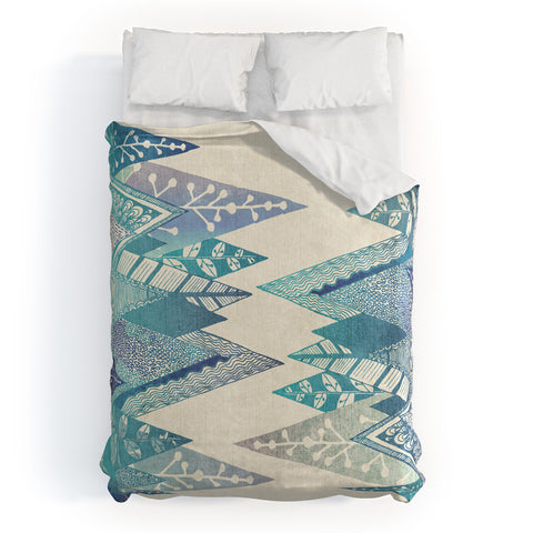 RosebudStudio Take Me To The Mountains Duvet Cover