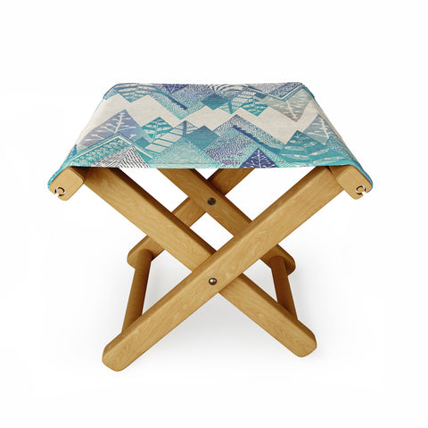 RosebudStudio Take Me To The Mountains Folding Stool