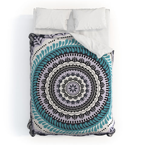 RosebudStudio Teal Mandala Comforter