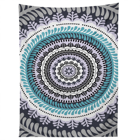 RosebudStudio Teal Mandala Tapestry
