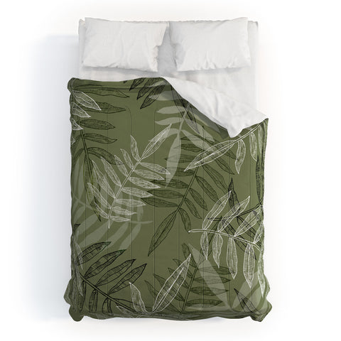 RosebudStudio Tropical Green Comforter