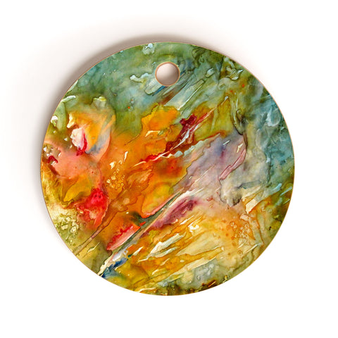 Rosie Brown Abstract 2 Cutting Board Round