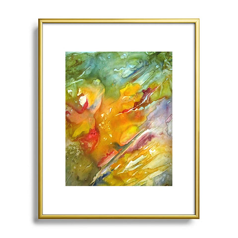 Rosie Brown Abstract 2 Metal Framed Art Print