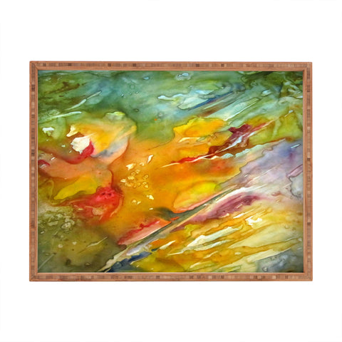Rosie Brown Abstract 2 Rectangular Tray