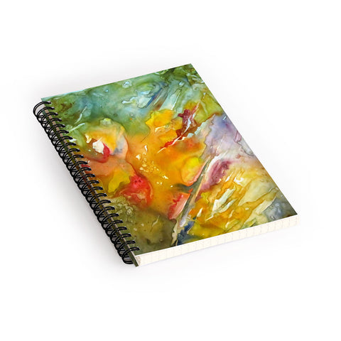 Rosie Brown Abstract 2 Spiral Notebook