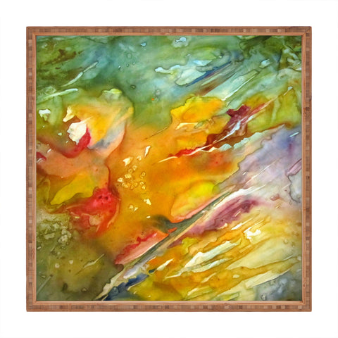 Rosie Brown Abstract 2 Square Tray