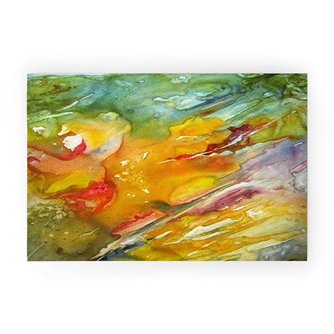 Rosie Brown Abstract 2 Welcome Mat