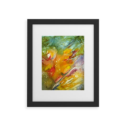 Rosie Brown Abstract 2 Framed Art Print