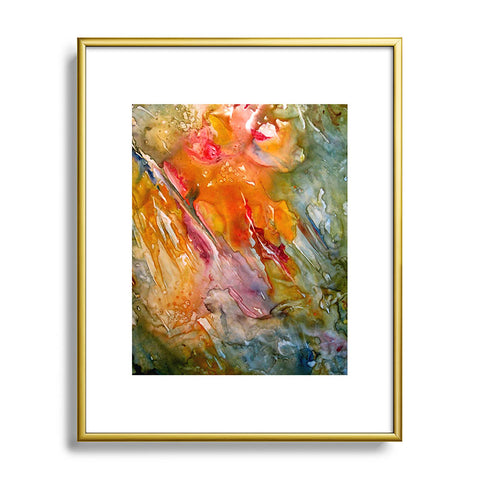 Rosie Brown Abstract 3 Metal Framed Art Print