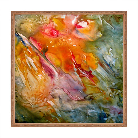 Rosie Brown Abstract 3 Square Tray
