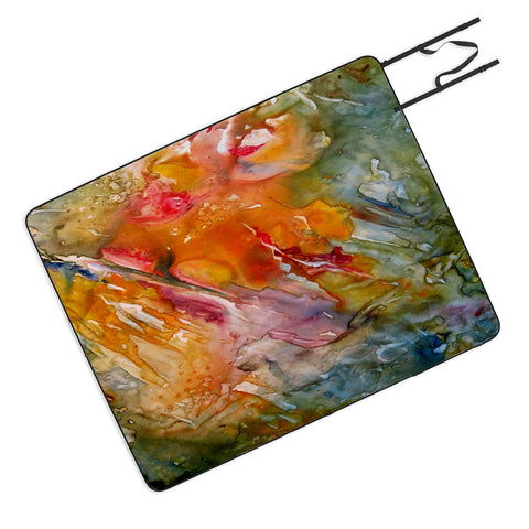 Rosie Brown Abstract 3 Picnic Blanket