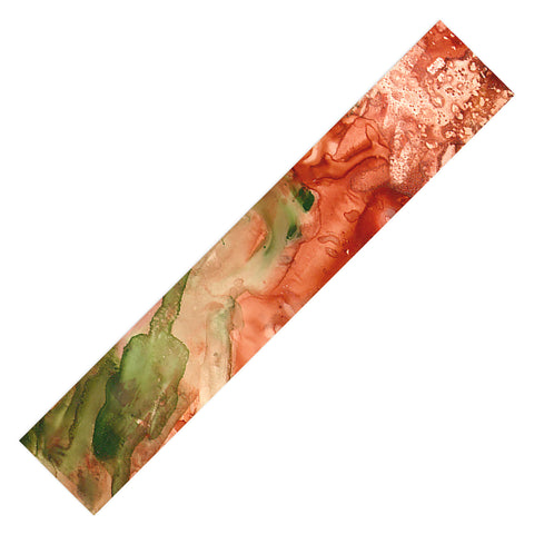 Rosie Brown Abstract Red Yupo Table Runner