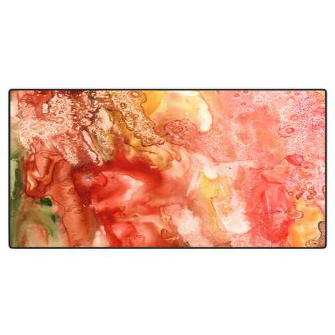 Rosie Brown Abstract Red Yupo Desk Mat