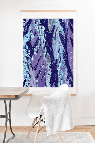 Rosie Brown Amethyst Ferns Art Print And Hanger