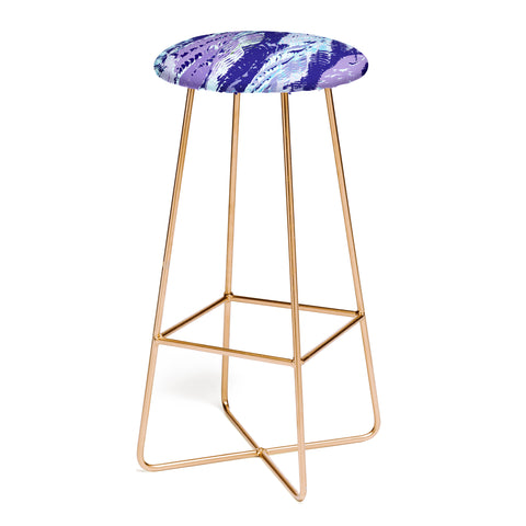 Rosie Brown Amethyst Ferns Bar Stool