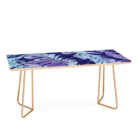 Rosie Brown Amethyst Ferns Coffee Table